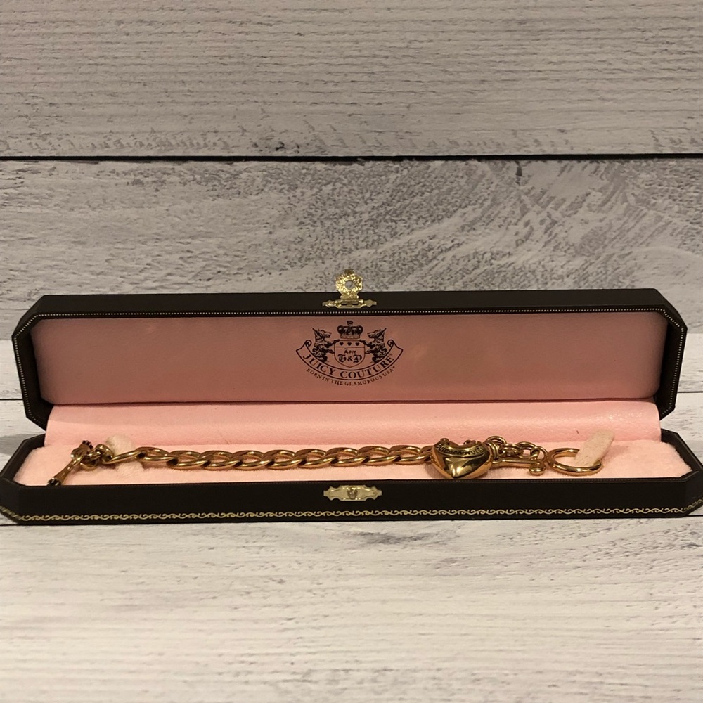 Juicy Couture gold chunky charm bracelet